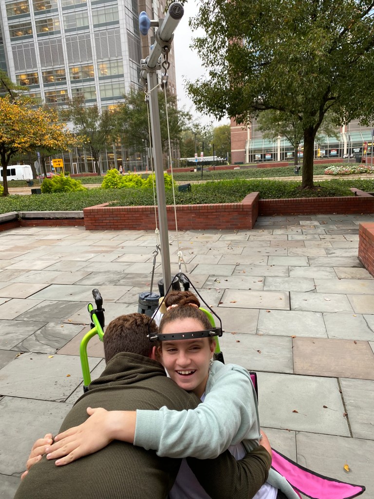 HUGS saying bye for a few days. 